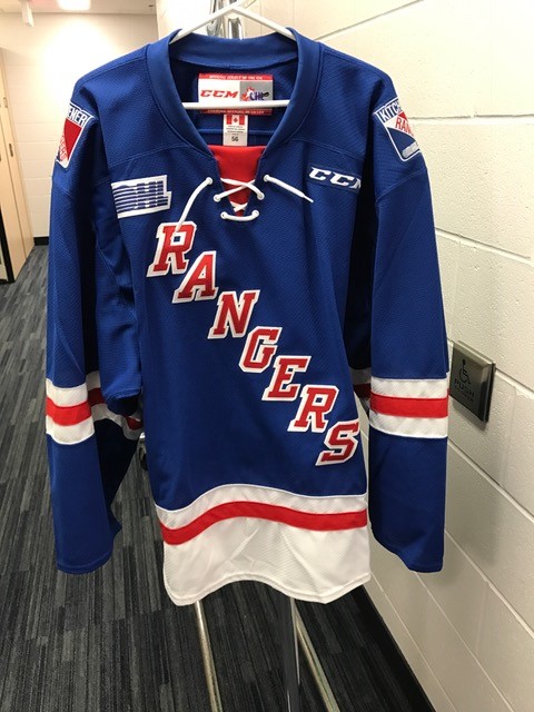 Auctions > Online Auction 2017 > Kitchener Rangers Jersey (Twin Centre  Minor Hockey)