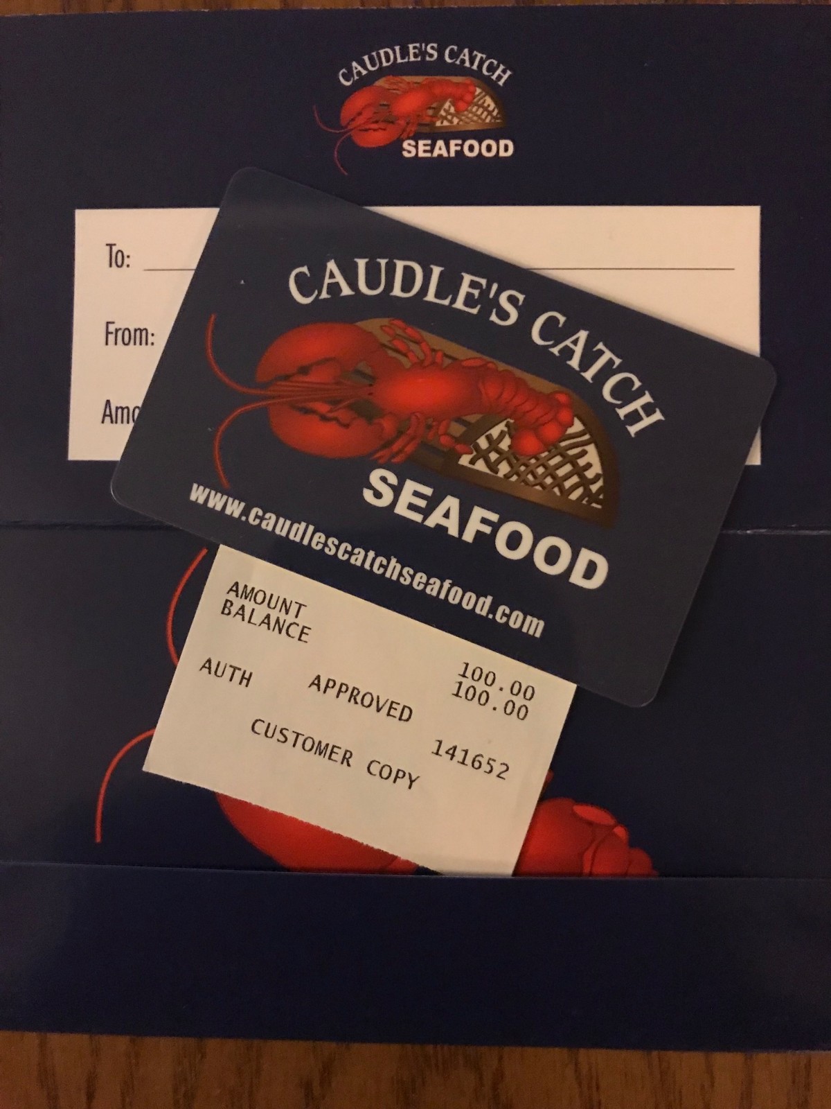 Caudle's Catch Gift Certificate